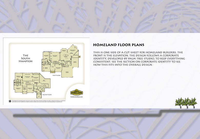 Illustration / Floor Plans Homeland Builders