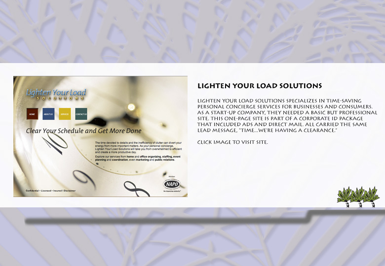 Lighten Your Load Solutions website